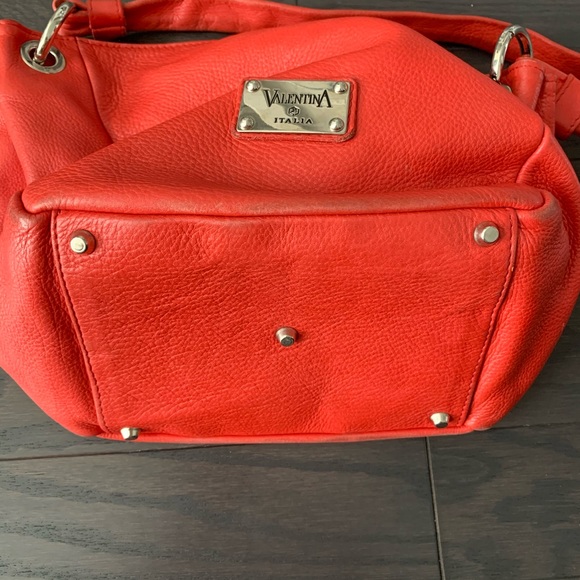 Valentina Bags Valentina Coral Pebbled Leather Purse Poshmark